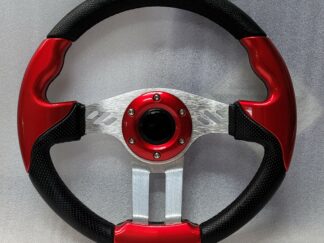 Volant Rouge & Noir avec Adapteur